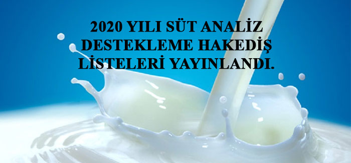 2020 Yl Islah Amal i St Analiz Destekleme Hakedi Listeleri Yaynland