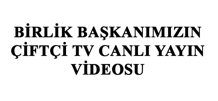 Birlik Bakanmz'n ifti TV Canl Yayn Konumas